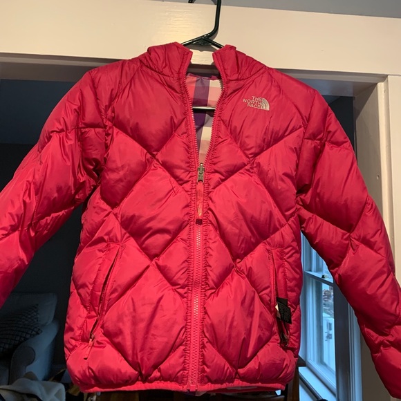 The North Face Other - The North Face pink reversible girls jacket